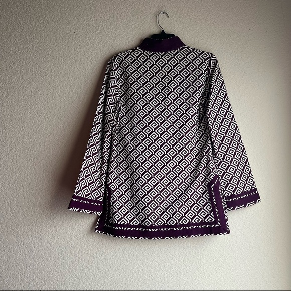 Tory Burch Printed Tunic Size 4 - Picture 2 of 6